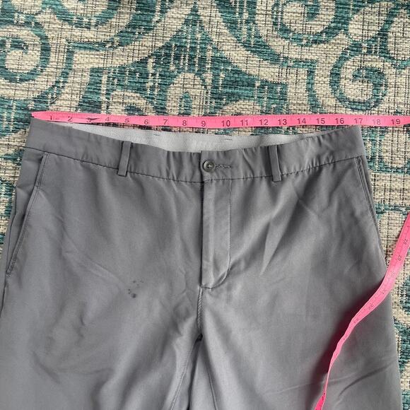 Nike Golf Dri-FIT‎ Flat Front Chino Pants Men's Grey Athletic Trousers - Size 34 - Picture 3 of 8